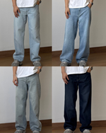 Muat gambar ke penampil Galeri, Kadaka Austin Denim | Men Baggy Loose Denim Pants | Celana Panjang Jeans Pria  | Blue No 1 Collection MB-0116
