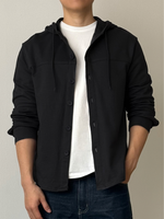 Muat gambar ke penampil Galeri, Kadaka Parker Fleece Hoodie Jacket | Men Buttoned Hoodie | Jacket Hoodie Kancing Pria | Say Fleece Collection MO-0101
