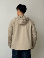 Muat gambar ke penampil Galeri, Kadaka Parker Fleece Hoodie Jacket | Men Buttoned Hoodie | Jacket Hoodie Kancing Pria | Say Fleece Collection MO-0101
