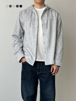 Muat gambar ke penampil Galeri, Kadaka Parker Fleece Hoodie Jacket | Men Buttoned Hoodie | Jacket Hoodie Kancing Pria | Say Fleece Collection MO-0101

