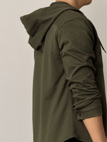 Muat gambar ke penampil Galeri, Kadaka Parker Fleece Hoodie Jacket | Men Buttoned Hoodie | Jacket Hoodie Kancing Pria | Say Fleece Collection MO-0101
