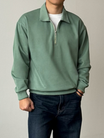 Muat gambar ke penampil Galeri, Kadaka Brook Quarter Zip | Men Fleece Sweater with Quarter Zip | Sweater Pria Detail Kerah | Say Fleece Collection MO-0107
