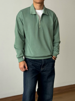 Muat gambar ke penampil Galeri, Kadaka Brook Quarter Zip | Men Fleece Sweater with Quarter Zip | Sweater Pria Detail Kerah | Say Fleece Collection MO-0107
