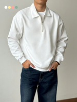 Muat gambar ke penampil Galeri, Kadaka Brook Quarter Zip | Men Fleece Sweater with Quarter Zip | Sweater Pria Detail Kerah | Say Fleece Collection MO-0107
