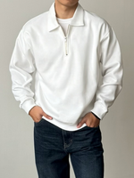 Muat gambar ke penampil Galeri, Kadaka Brook Quarter Zip | Men Fleece Sweater with Quarter Zip | Sweater Pria Detail Kerah | Say Fleece Collection MO-0107
