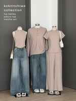 Muat gambar ke penampil Galeri, Kadaka Sakura Top | Knit Halter Neck Top Pastel | Atasan Knit Wanita Tanpa Lengan | koKnitchiwa Collection T-0432
