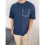 Load image into Gallery viewer, Kadaka MT-0132 Oversized Tshirt Kaos Pria Detail Kantong
