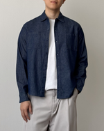 Load image into Gallery viewer, Kadaka Miles Shirt | Men’s Denim Shirt | Kemeja Denim Jeans Pria Regular Fit | MT-0142
