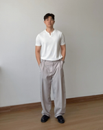 Muat gambar ke penampil Galeri, Kadaka MT-0151 Top Atasan Pria Tangan Pendek Baby Waffle Knit
