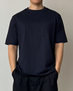 Muat gambar ke penampil Galeri, Kadaka Finn Basic Tshirt Men with Pocket | Atasan Kaos Pria Basic Regular Fit | MT-0181
