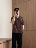 Load image into Gallery viewer, Kadaka MT-0200 Short Sleeve Shirt Men Linen | Kemeja Pria
