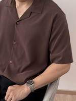 Load image into Gallery viewer, Kadaka MT-0200 Short Sleeve Shirt Men Linen | Kemeja Pria
