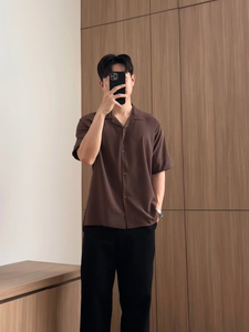 Kadaka MT-0200 Short Sleeve Shirt Men Linen | Kemeja Pria