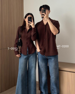 Load image into Gallery viewer, Kadaka MT-0200 Short Sleeve Shirt Men Linen | Kemeja Pria
