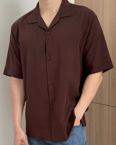Kadaka MT-0200 Short Sleeve Shirt Men Linen | Kemeja Pria