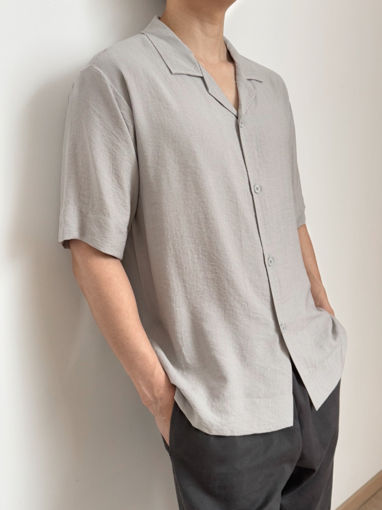 Kadaka MT-0200 Short Sleeve Shirt Men Linen | Kemeja Pria