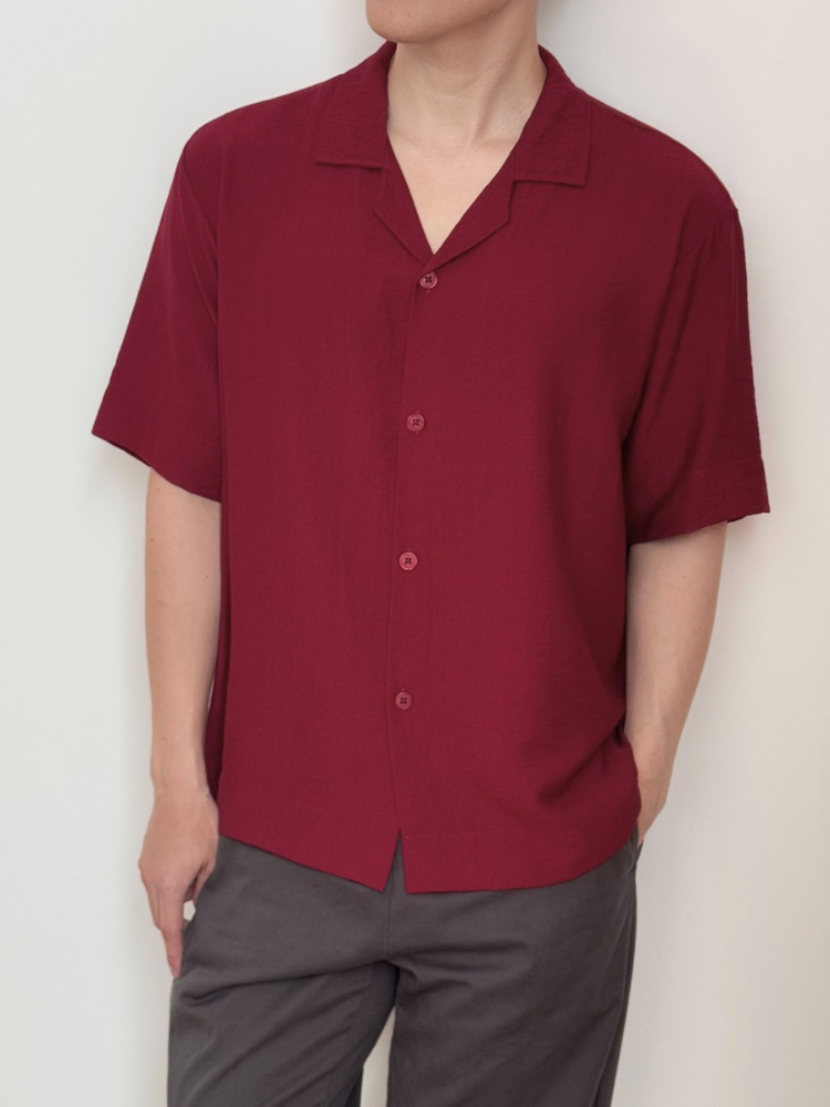 Kadaka MT-0200 Short Sleeve Shirt Men Linen | Kemeja Pria