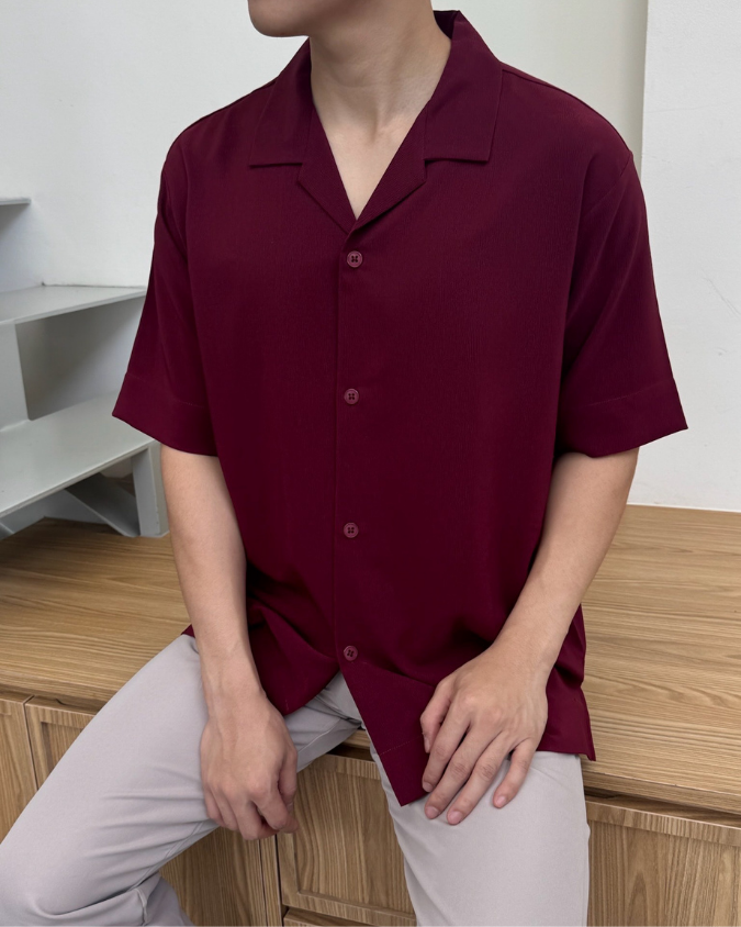 Kadaka MT-0200 Short Sleeve Shirt Men Linen | Kemeja Pria