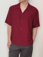 Load image into Gallery viewer, Kadaka MT-0200 Short Sleeve Shirt Men Linen | Kemeja Pria
