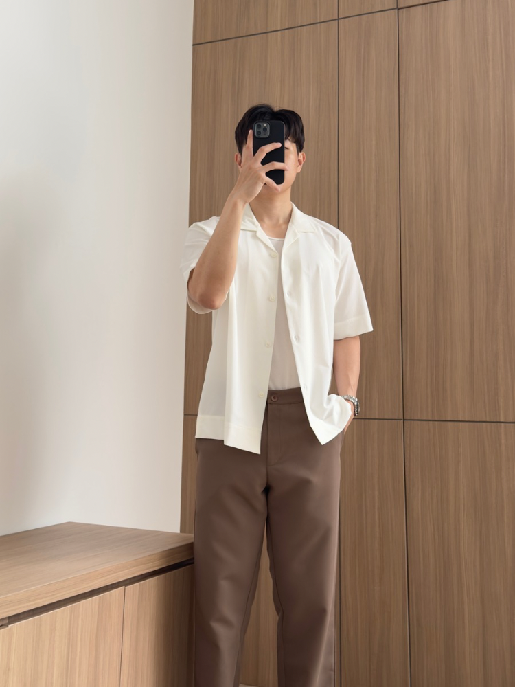Kadaka MT-0200 Short Sleeve Shirt Men Linen | Kemeja Pria