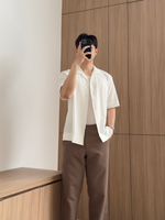 Load image into Gallery viewer, Kadaka MT-0200 Short Sleeve Shirt Men Linen | Kemeja Pria
