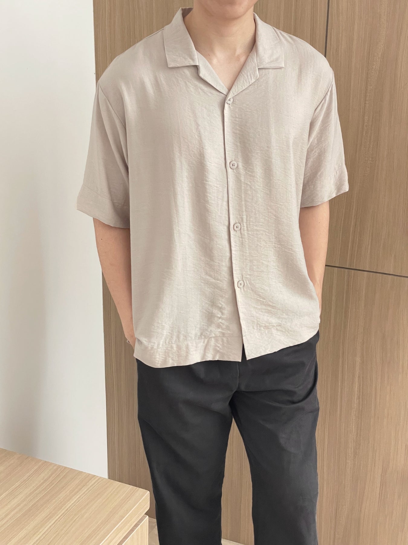 Kadaka MT-0200 Short Sleeve Shirt Men Linen | Kemeja Pria