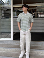 Load image into Gallery viewer, Kadaka MT-0212 Top Polo Knit Men | Atasan Polo Pria Knit Stripes | Love Line Collection 1.0
