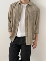 Muat gambar ke penampil Galeri, Kadaka Couple Outfit | Long Sleeve Fitted Shirt &amp; Men Top Shirt | Curated Curriculum Collection
