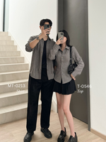 Muat gambar ke penampil Galeri, Kadaka T-0546 Fitted Shirt Long Sleeve Blouse | Atasan Kemeja Wanita Lengan Panjang | Curated Curriculum Collection
