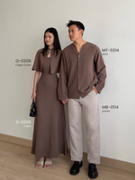 Load image into Gallery viewer, Kadaka MT-0214 Longsleeve Men Shirt Vneck | Atasan Kemeja Pria
