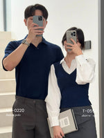 Muat gambar ke penampil Galeri, Kadaka Team Mate Collection | Polo Men Shirt and Longsleeve Vest Top | Couple Outfit | Emerson, Dean, Emma
