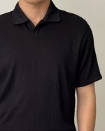 Load image into Gallery viewer, Kadaka Preston Shirt | Polo Shirt Men Pleats | Atasan Kaos Polo Pria Lengan Pendek | Pleated Pairs Collection MT-0223
