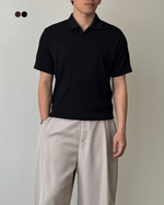 Load image into Gallery viewer, Kadaka Preston Shirt | Polo Shirt Men Pleats | Atasan Kaos Polo Pria Lengan Pendek | Pleated Pairs Collection MT-0223
