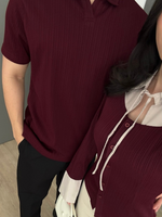 Load image into Gallery viewer, Kadaka T-0554 Long Sleeve Pleats Shirt Top with Collar Detail | Atasan Lengan Panjang Wanita
