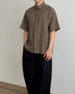 Muat gambar ke penampil Galeri, Kadaka Mocha Shirt | Short Sleeve Men Shirt | Atasan Kemeja Pria Lengan Pendek | Out For Coffee Collection MT-0233
