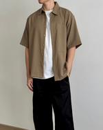 Muat gambar ke penampil Galeri, Kadaka Mocha Shirt | Short Sleeve Men Shirt | Atasan Kemeja Pria Lengan Pendek | Out For Coffee Collection MT-0233
