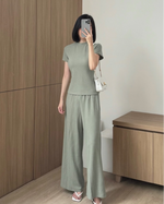 Load image into Gallery viewer, Kadaka koKNITchiwa Collection | Top Dress Set and Men Top | Couple Outfit | Sakura, Matcha, Fuji, Kaede
