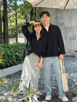 Muat gambar ke penampil Galeri, Kadaka Sunday Club Collection | Unisex Jacket and Long Sleeve Top | Couple Outfit | Weekend, Morning
