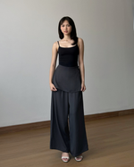 Muat gambar ke penampil Galeri, Kadaka Muse Pants | Skirt Layered Culottes | Celana Kulot Wanita Detail Rok | Off Duty Collection B-0233
