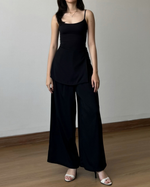 Load image into Gallery viewer, Kadaka Off Duty Collection | Sleeveless Top Cullotes and Jumpsuit | Matching Outfit | Dune, Cove, Muse, Meadow, Nomad
