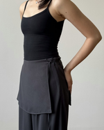 Muat gambar ke penampil Galeri, Kadaka Muse Pants | Skirt Layered Culottes | Celana Kulot Wanita Detail Rok | Off Duty Collection B-0233
