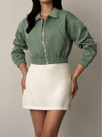 Muat gambar ke penampil Galeri, Kadaka Everest Outer |  Crop Jacket Fleece | Jaket Fleece Wanita | Say Fleece Collection O-0187
