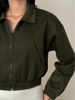 Muat gambar ke penampil Galeri, Kadaka Everest Outer |  Crop Jacket Fleece | Jaket Fleece Wanita | Say Fleece Collection O-0187

