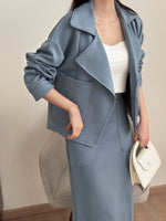 Load image into Gallery viewer, Kadaka Couple Group Outfit | Blazer Maxi Skirt and Pants | Capsule Wardrobe Collection
