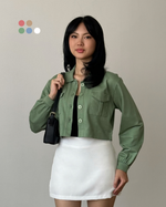 Muat gambar ke penampil Galeri, Kadaka Juno Jacket | Outer Crop Jacket | Jaket Wanita Crop | O-0200
