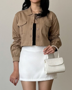 Muat gambar ke penampil Galeri, Kadaka Juno Jacket | Outer Crop Jacket | Jaket Wanita Crop | O-0200
