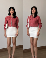 Muat gambar ke penampil Galeri, Kadaka Juno Jacket | Outer Crop Jacket | Jaket Wanita Crop | O-0200
