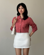 Muat gambar ke penampil Galeri, Kadaka Juno Jacket | Outer Crop Jacket | Jaket Wanita Crop | O-0200
