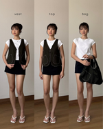 Muat gambar ke penampil Galeri, Kadaka Candy Shop Collection | Vest Bag 2 in 1 Multifungsi and Culotte Pants | Matching Outfit | O-0201, O-0202

