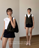 Load image into Gallery viewer, Kadaka Candy Shop Collection | Vest Bag 2 in 1 Multifungsi and Culotte Pants | Matching Outfit | O-0201, O-0202
